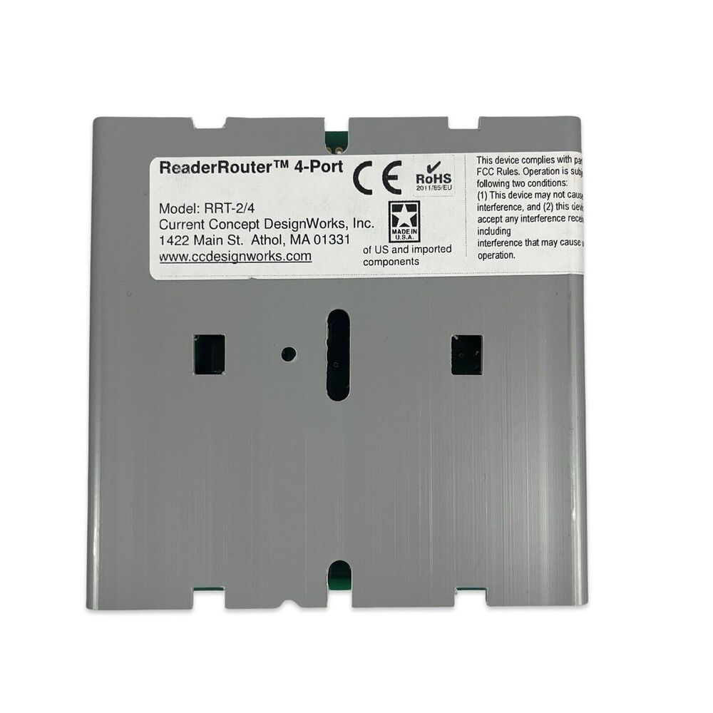 ReaderRouter™ RRT-2/4 4-Port Full Kit Access Control Card Reader Hub Router - Picture 2 of 3